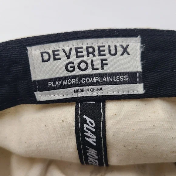 Devereux Golf Hat Snapback Beige Green Augusta Arborist Golf Society Logo Men - Picture 14 of 14